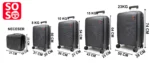 MALETA SWISS WORD SET 5 PIEZAS - Imagen 3