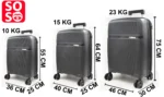 MALETA BOMVOYAGE SET 3 PIEZAS - Imagen 11