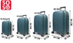 MALETA SWISS CROSS SET DE 4 PIEZAS - Imagen 3